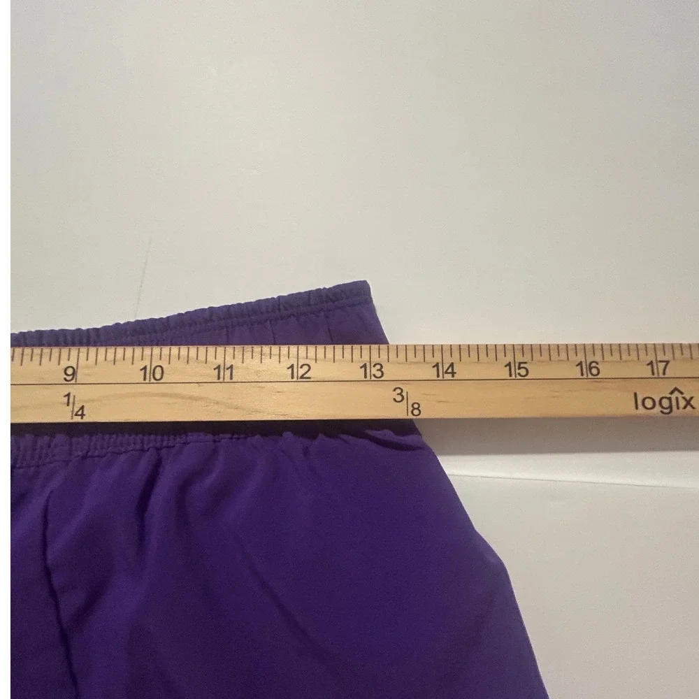 Nike Dri-FIT Purple Running Shorts Womens Small Just Do It Waistband Athletic
